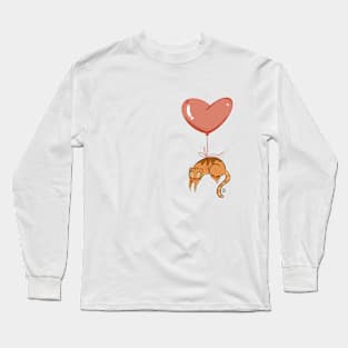 Cat in Love Long Sleeve T-Shirt